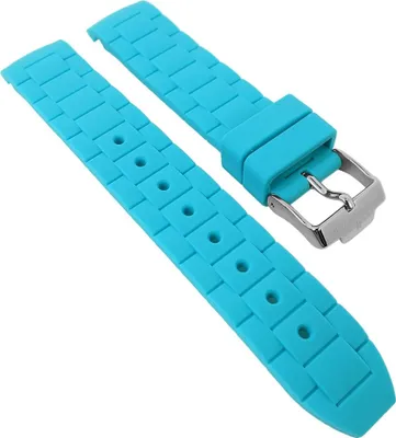Produktbild von Jacques Lemans Uhrenarmband 18mm türkis 1-1571 1-1745 1-1623 1-1587