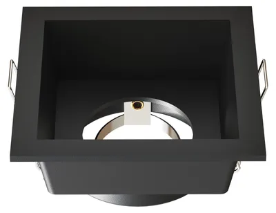 Produktbild von Ledvion LED Einbaustrahler Quadratisch Schwarz dimmbar