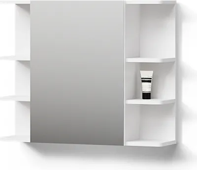Image de Armoire de toilette Livinity Fucino Blanc 79.6x64cm, Model 52476