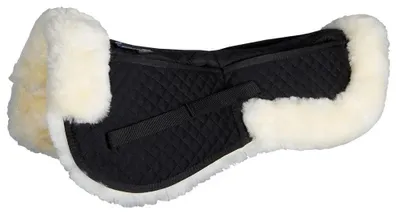 Image de Tapis de selle correcteur Harry's Horse Merino, couleur : crème, taille : cob