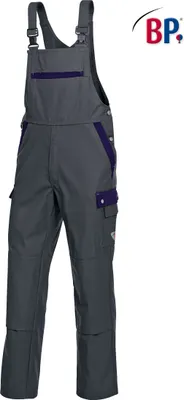 Produktbild von BP® Latzhose - dunkelgrau/dunkelblau - 50