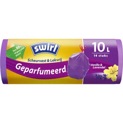 Image de Sacs poubelle parfumés Swirl 215949 10l vanille lavande 14pcs