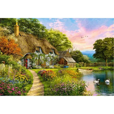 Image de Castorland C-151998-2 Countryside Cottage Puzzle 1500 Teile