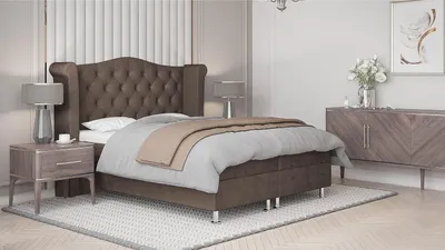 Produktbild von Boxspringbett Saturn Bonellfederkern inkl. 7-Zonen Topper T-30 - Boxspringbett mit Bettkasten