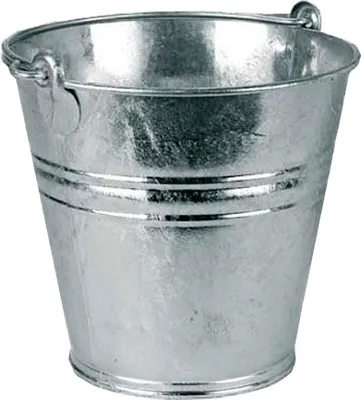 Produktbild von Bau-Eimer 12,0 l, Ø 28,0 cm, verzinkt, mit Metallbügel