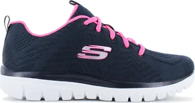 Image de Skechers Graceful - Get Connected - Navy / Pink Polyester Größe : 39 Normal