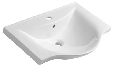 Produktbild von Aqualine ZARA 65 Keramik-Waschtisch 64,5x46cm, weiß