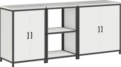 Produktbild von Aufbewahrungsset für die Küche 3 pcs Weiß Kaltgewalzter Stahl