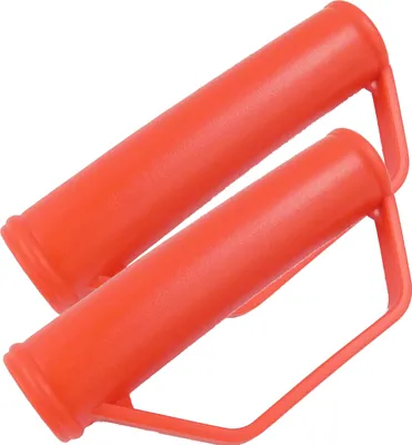 Produktbild von HBH Sackkarrengriff Doppelpack 2 Stück (31 mm Innendurchmesser, Sicherheitsgriff für Sackkarren, Schutzbügel) rot