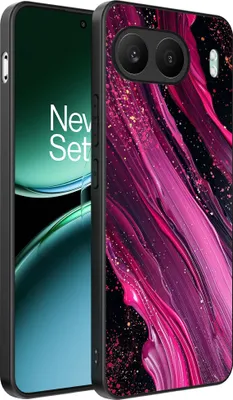 Produktbild von Smartphonica Phone Case Fit für OnePlus Nord 4 mit Marmor-Druck - TPU zurück Abdeckung Fall Marmor-Design - lila rosa