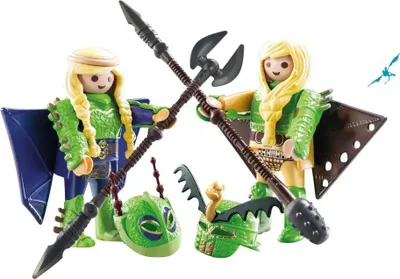 Produktbild von PLAYMOBIL Dragons Schwert und Spaten in fliegender Rüstung 70042