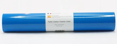 Produktbild von Kreativplotter Vinylfolie glänzend BLAU 30,5x300 cm