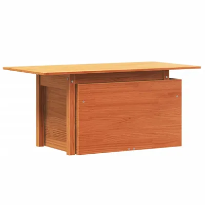 Immagine prodotto di Tavolo da Giardino Marrone Cera 100x50x75cm Legno Massello Pino