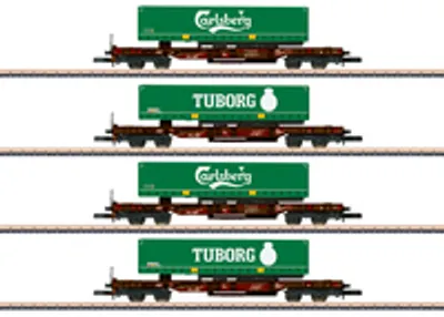 Produktbild von Märklin Taschenwagen-Set - Z (1:220) - 15 Jahr(e) - 4 Stück(e)