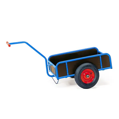 Produktbild von Fetra Handwagen 200 kg Ladefläche LxB 795 x 445 mm, offene Wände, Luftbereifung