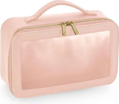 Produktbild von Bagbase - Kosmetikbeutel, Transparent RW8873 (Einheitsgröße) (Hellrosa)