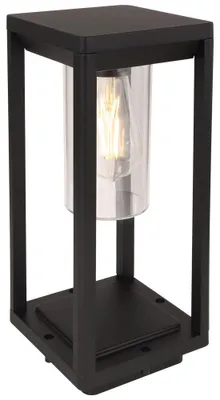 Produktbild von Stehleuchte, ALU, schwarz-matt, klar, H 35 cm