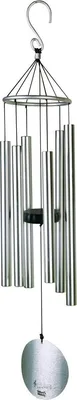 Produktbild von Naturmelodie Windspiel Aureole, Silber, 91 cm