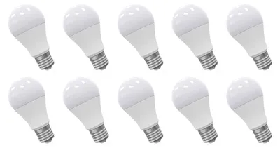 Produktbild von Spectrum E27 LED-Lampe A60 11W 1050lm 3000K warmweiß 10 Stück dimmbar