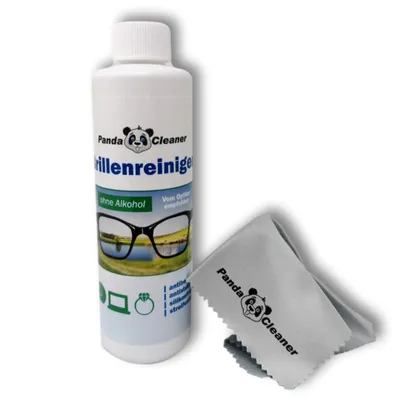 Produktbild von PandaCleaner Brillenreiniger 250ml Nachfüllflasche - ohne Alkohol - Streifenfreie Reinigung und Anti-Beschlag-Formel