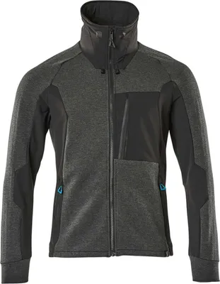 Produktbild von Mascot ADVANCED Sweatjacke Gr. 2XL schwarz-meliert/schwarz