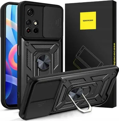 Produktbild von Spacecase Camring Redmi Note 11/11s schwarz