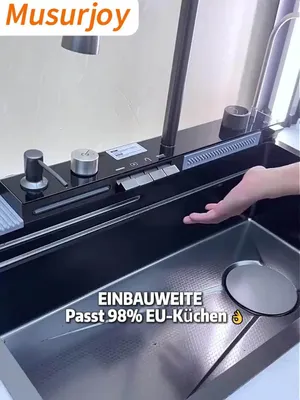 Produktbild von Spültisch, freistehend - Waschbecken - Küchenspüle - Barspüle - Spüle für Gastronomiebetriebe - 74,93 x 44,96 cm
