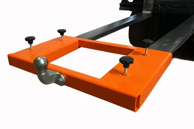 Produktbild von Doppelte Rangierhilfe Kugelkopf 133x53cm für Gabelstapler Zugmaul Anhänger #30