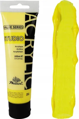 Produktbild von Artist Pale Yellow Acrylfarbe Phoenix 211 Cad Pale Yellow 100ml