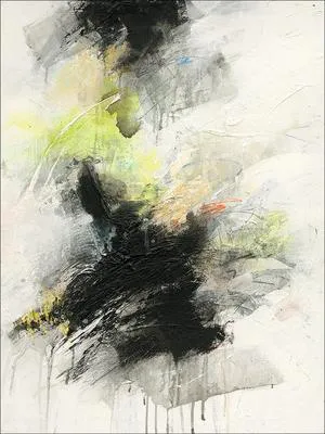 Produktbild von Leinwandbild Black And Green 57x77 cm