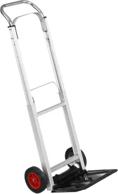 Image de Capacité de charge de 90 kg, aluminium, poignée réglable, roues en caoutchouc, pliable