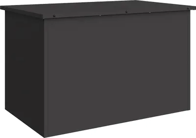 Produktbild von Außenlagerbox Schwarz 80 x 50,5 x 50 cm Stahl