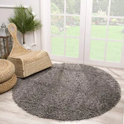 Produktbild von Famanu Teppich 120x120 cm - Superweich und pflegeleicht