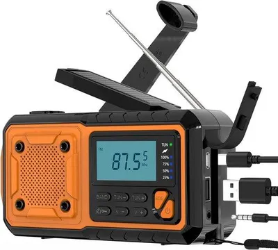 Produktbild von Solar Notfallradio - Notfall - Notsender - Solar Radio - Praktische Notfallausrüstung - Solarbetriebener Notrufsender
