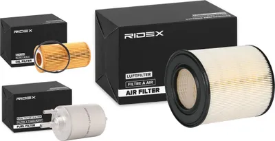 Produktbild von RIDEX Filterset Inspektionspaket Filtersatz für AUDI A6 Avant (4F5, C6) A6 Limousine (4F2, C6)