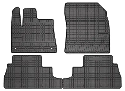 Produktbild von Gummi-Fußmatten für Citroën Berlingo III ab 2018 (Kombi) – 4-tlg, Schwarz, passgenau