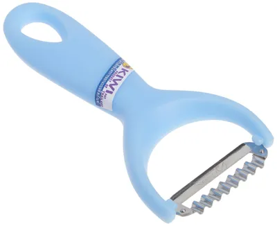 Produktbild von Kiwi - Streifenschäler - Schälmesser, Blau