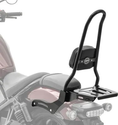 Immagine prodotto di Sissy Bar XL3 per Honda Rebel 1100 21-25 con portapacchi nero
