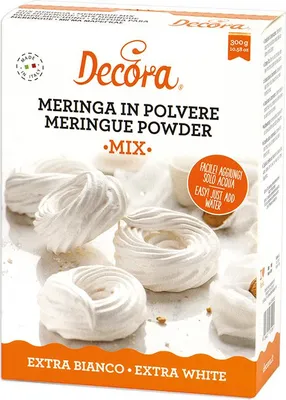 Produktbild von Decora Baisermischung 300g, Fertigmischung für Baiser und Pavlova, ergibt ca. 80 Stück