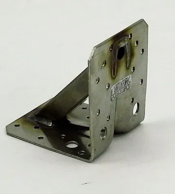 Produktbild von Edelstahl Winkel 105x105x90mm verstärkt 3mm Schwerlast Bauwinkel Befestigung
