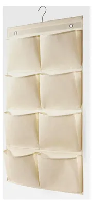Produktbild von Easystorage Hängeaufbewahrung senkrecht, Stoff, Weiß, 46 x 9 x 84 cm