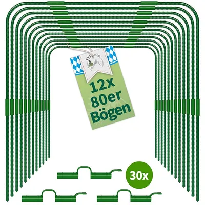 Produktbild von TTL GARDEN Vario 80 Tunnelbogen System 12er Set – 80x100cm + Clips