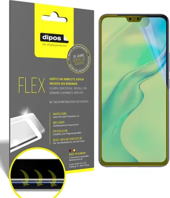 Obrázok produktu pre 3x ochranná fólia pre Vivo V20 Pro, 100% pokrytie displeja, dipos Flex