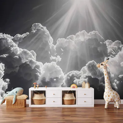 Produktbild von Vlies Fototapete - Hope in the Clouds: Inspiring Rays of the Sun – Awaken Emotions 300x210 cm Muster b-H-10041-a-a