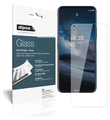 Obrázek produktu pro 2x ochranná fólie pro Nokia 45359 - Anti-Shock 9H Film dipos Glass Plastic Glass