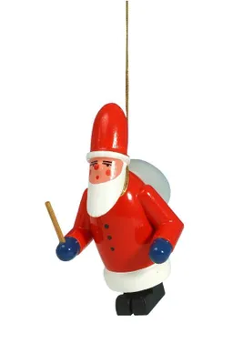 Immagine prodotto di Decorazione natalizia a forma di Babbo Natale, colorata, altezza circa 8 cm, NUOVA