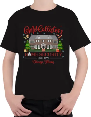 Produktbild von McCallister's Home Security Chicago Illinois - Weihnachten Christmas Xmas Uni Kinder T-Shirt, Schwarz, 116