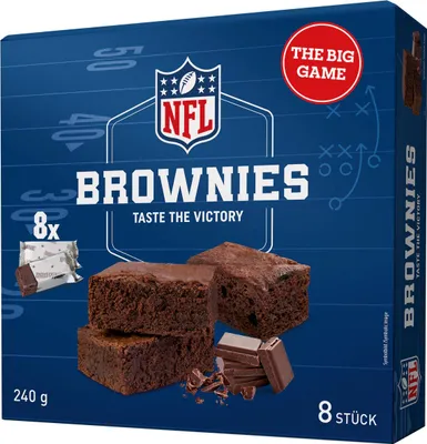 Produktbild von NFL Brownies 240g (8x30g)