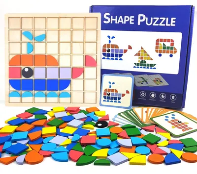 Productafbeelding van Houten Tangram Puzzel voor Kinderen