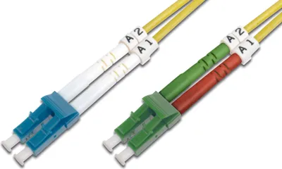 Produktbild von DIGITUS LWL Singlemode Patchkabel, LC (APC) / LC